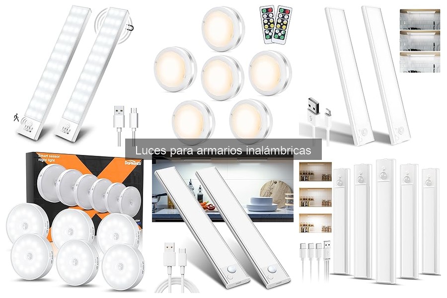 Cómo elegir luces para armarios inalámbricas: Guía completa