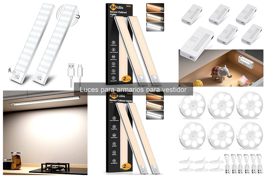Cómo elegir luces para armarios: uso diario vs. ocasional