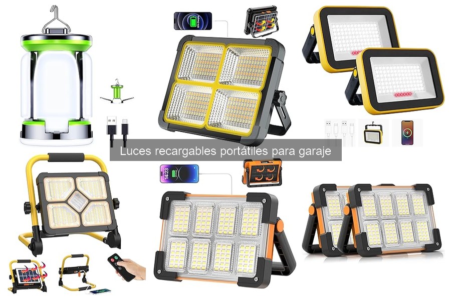 Cómo elegir luces recargables para garaje: guía práctica
