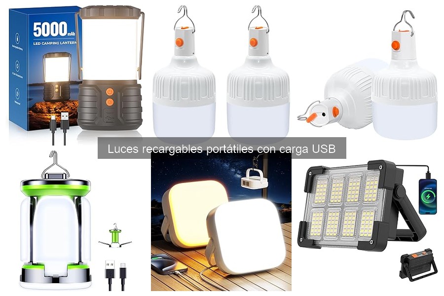 Cómo elegir luces recargables portátiles con carga USB