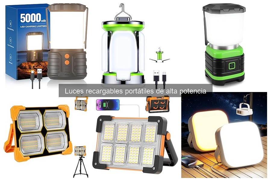 Cómo elegir luces recargables portátiles según tus necesidades