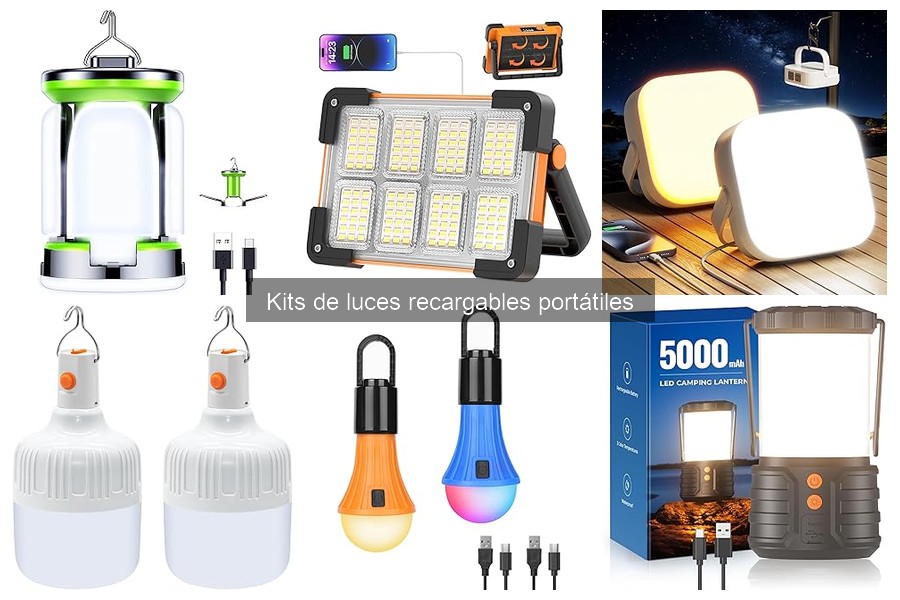 ¿Cómo elegir un kit de luces recargables portátil?