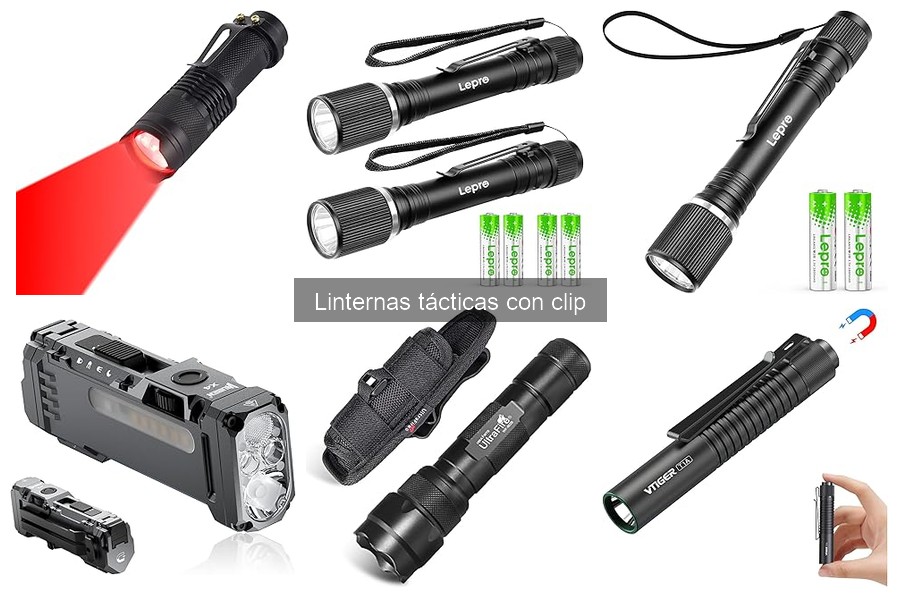 Cómo elegir una linterna táctica con clip adecuada