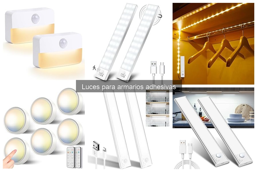 Cómo instalar luces adhesivas en armarios - Guía fácil