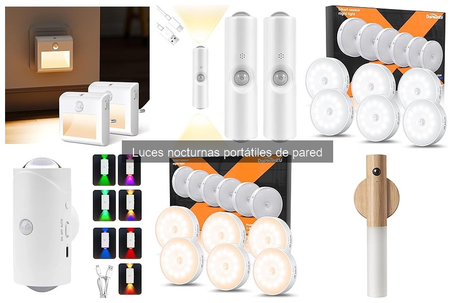 Cómo Instalar Luces Nocturnas Portátiles de Pared Fácilmente