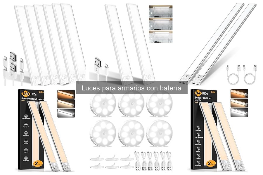 Cómo instalar luces para armarios con batería fácilmente