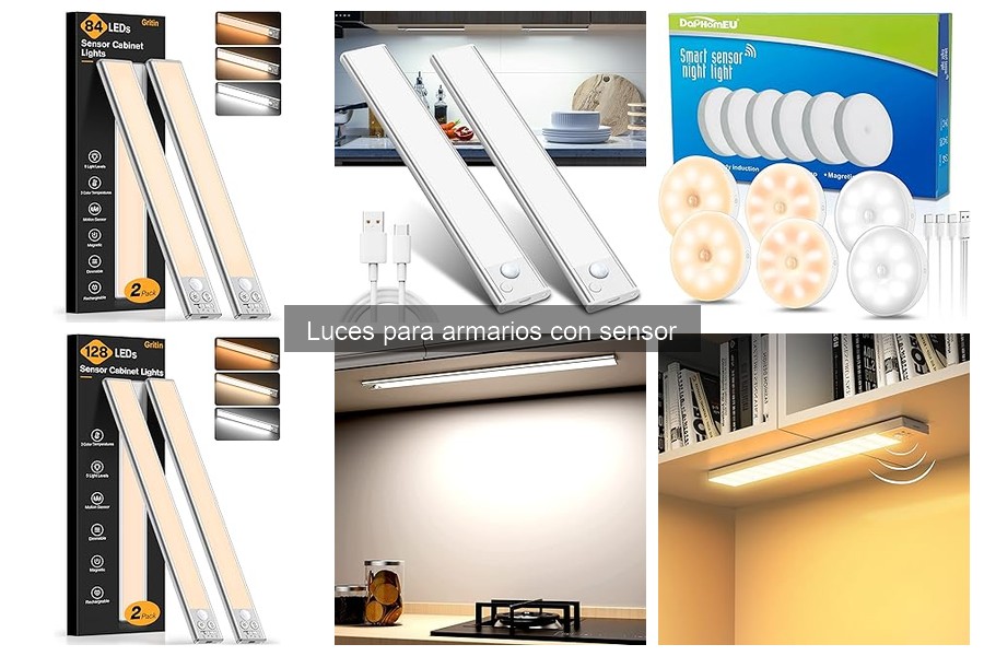 Cómo instalar luces para armarios con sensor fácilmente