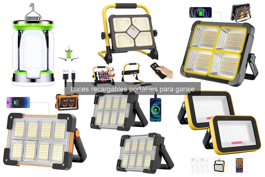 Cómo instalar luces recargables en tu garaje
