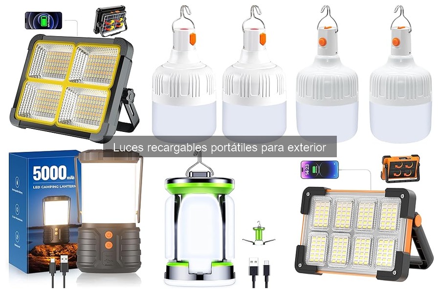 Cómo Instalar Luces Recargables Portátiles en Exteriores