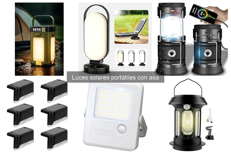 Cómo instalar luces solares portátiles con asa fácilmente