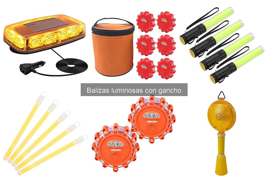 Cómo instalar y usar balizas luminosas con gancho