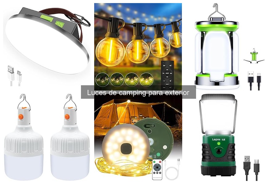 Cómo instalar y usar luces de camping correctamente