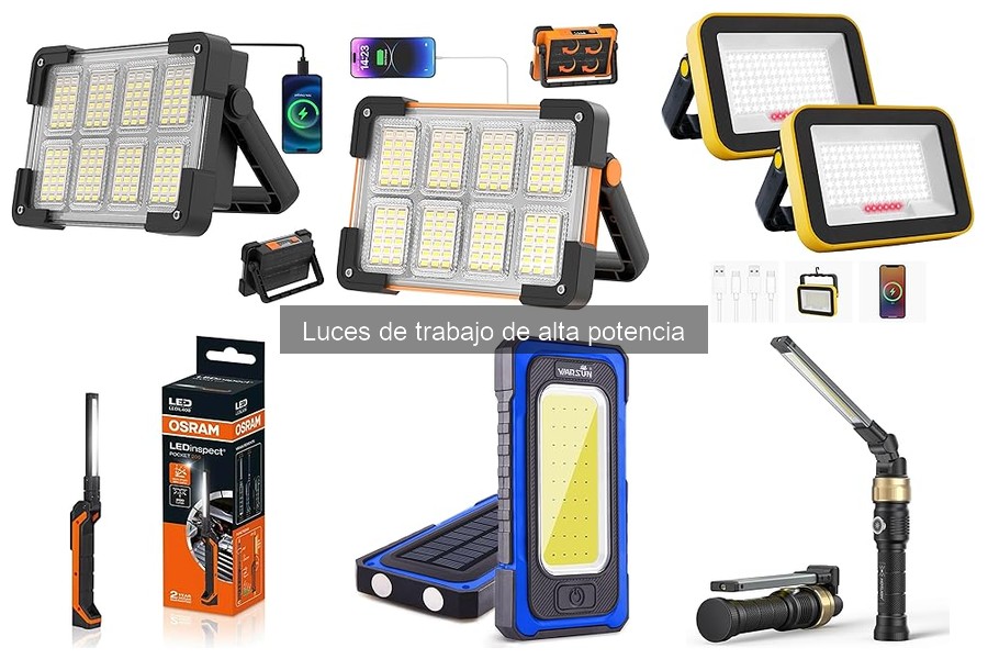 Cómo instalar y usar luces de trabajo de alta potencia