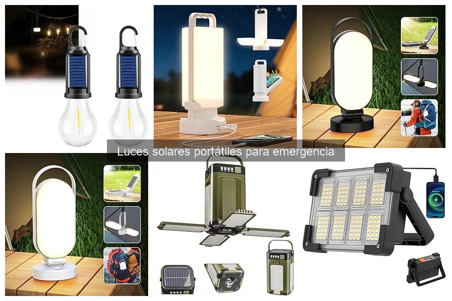Cómo instalar y usar luces solares portátiles en emergencias