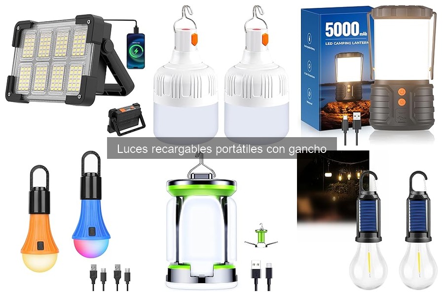 Cómo mantener y recargar luces recargables portátiles con gancho