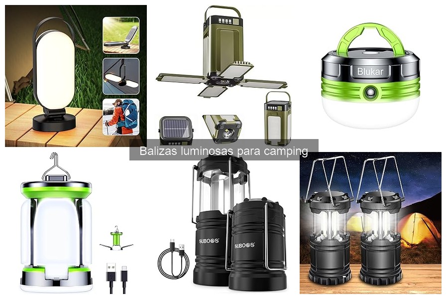Cómo usar balizas luminosas para camping: guía práctica
