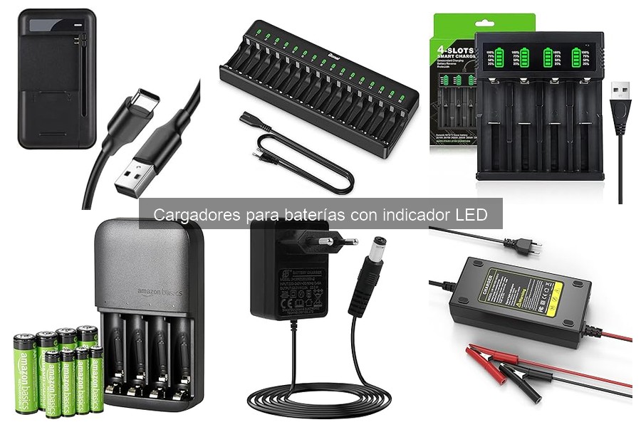 Cómo usar cargadores para baterías con indicador LED