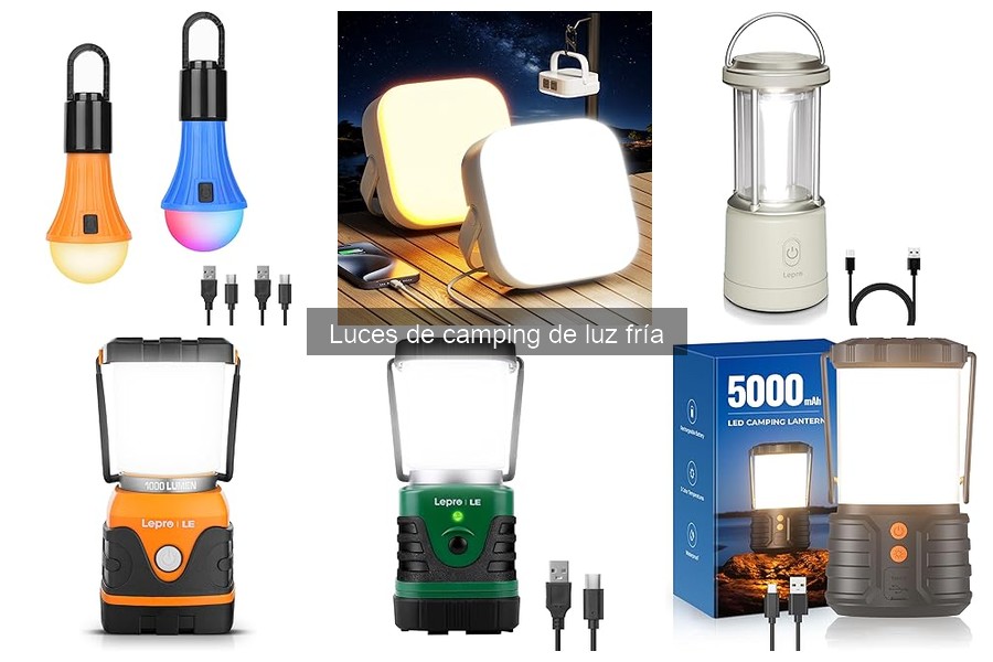 Cómo usar correctamente luces de camping de luz fría