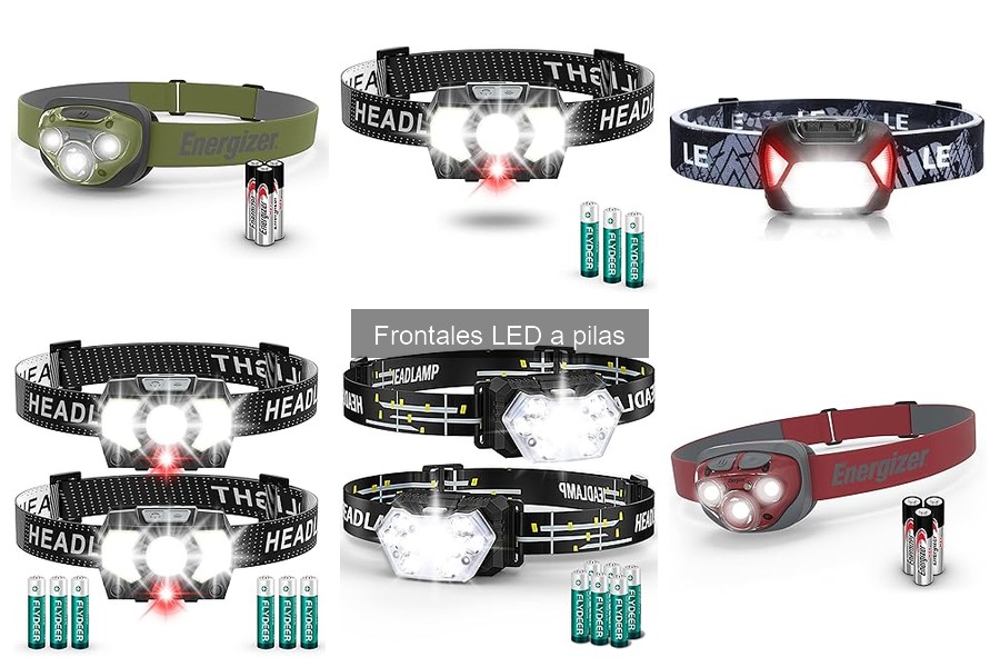 Cómo usar correctamente una linterna frontal LED a pilas