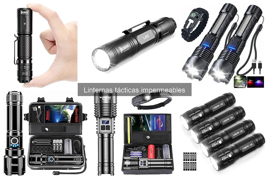 Cómo usar linternas tácticas impermeables de forma efectiva