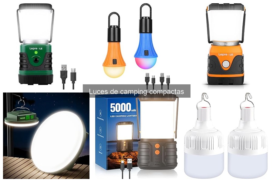 Cómo usar luces de camping compactas: consejos y trucos