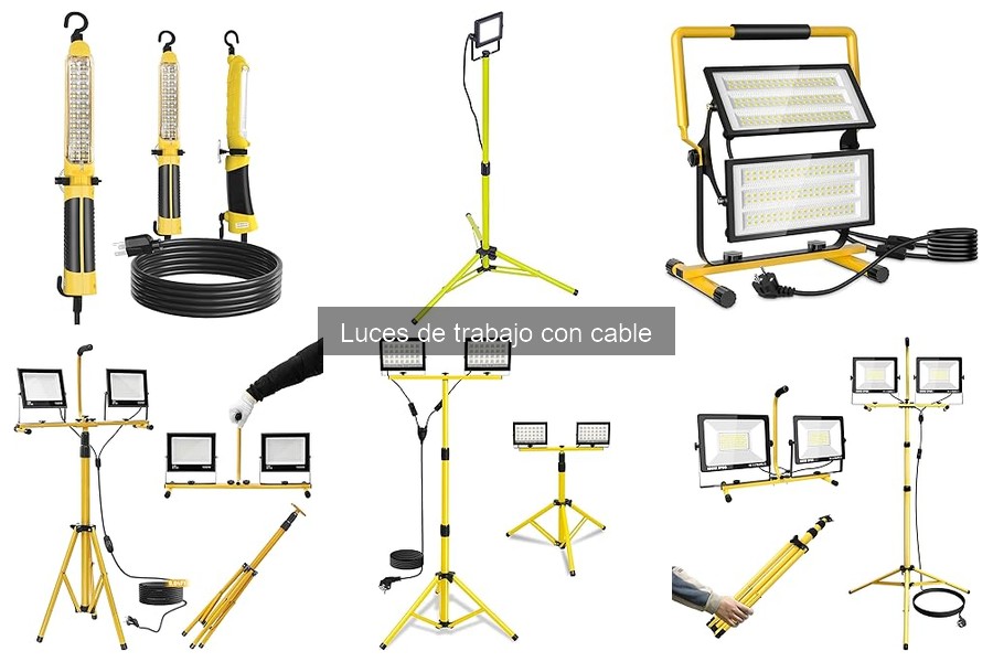 Cómo usar luces de trabajo con cable de forma segura y eficaz