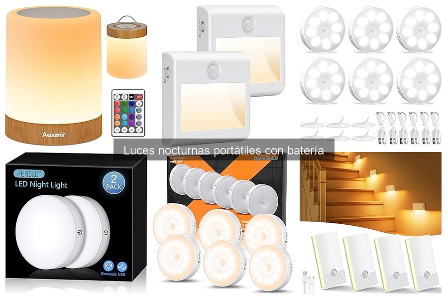 Cómo Usar Luces Nocturnas Portátiles de Forma Eficiente