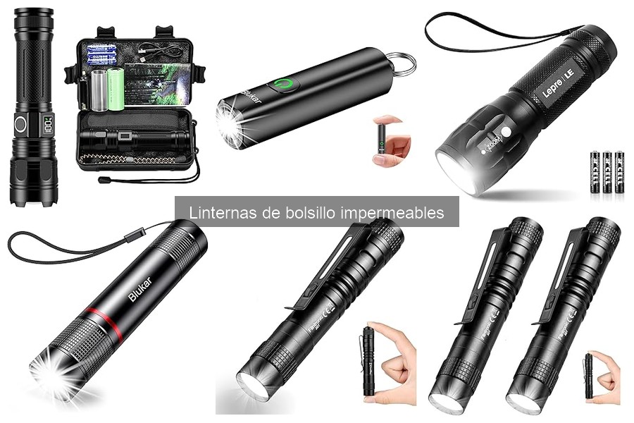 Cómo usar tu linterna de bolsillo impermeable correctamente