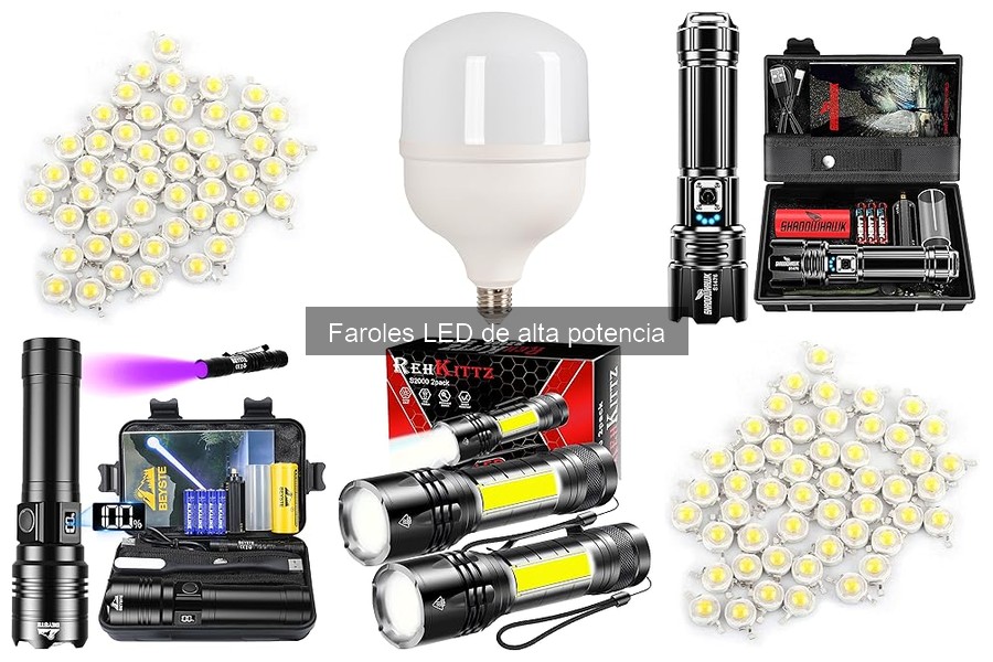Cómo usar un farol LED de alta potencia correctamente