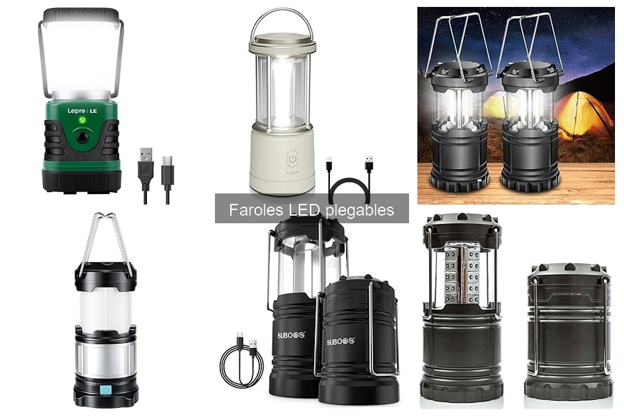 Cómo usar un farol LED plegable en emergencias