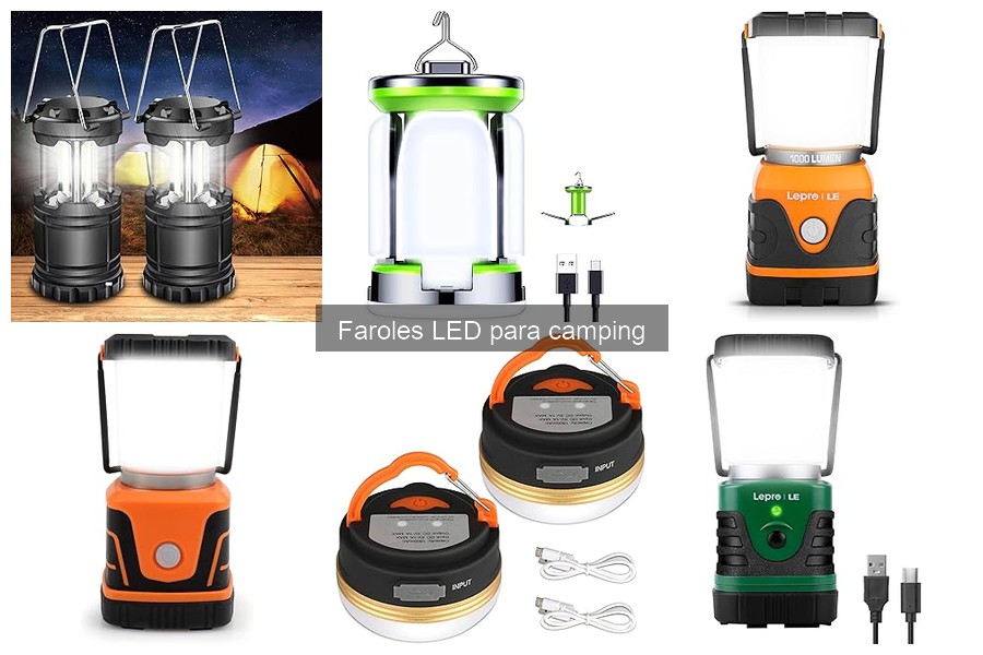 Cómo usar y mantener faroles LED para camping