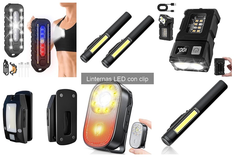Cómo utilizar correctamente linternas LED con clip