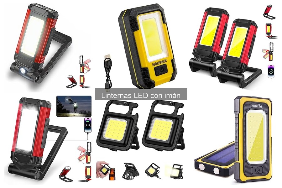 Cómo utilizar correctamente linternas LED con imán