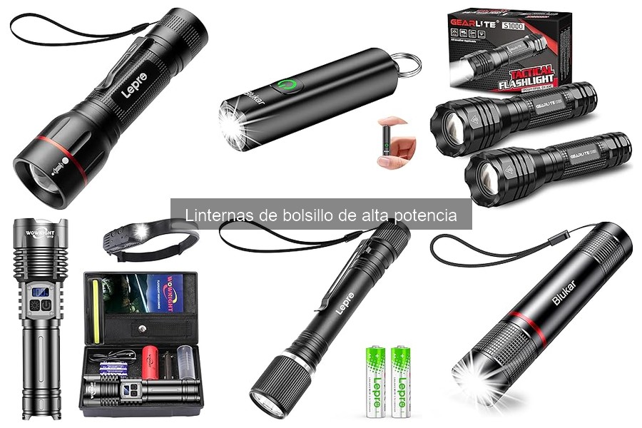 Cómo utilizar linternas de bolsillo de alta potencia