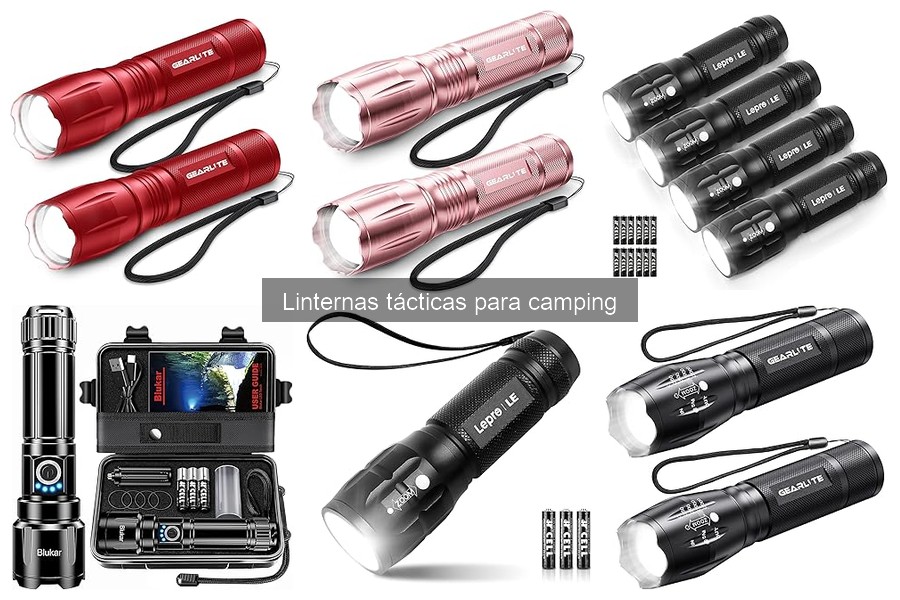 Cómo utilizar linternas tácticas para camping de forma efectiva