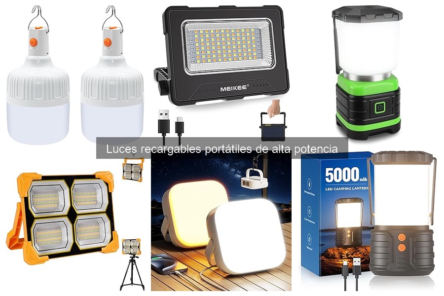 Cómo utilizar y mantener luces recargables portátiles de alta potencia
