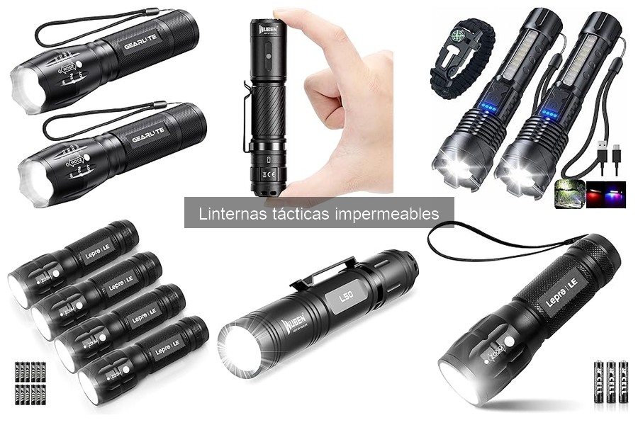 Cómo verificar la impermeabilidad de linternas tácticas
