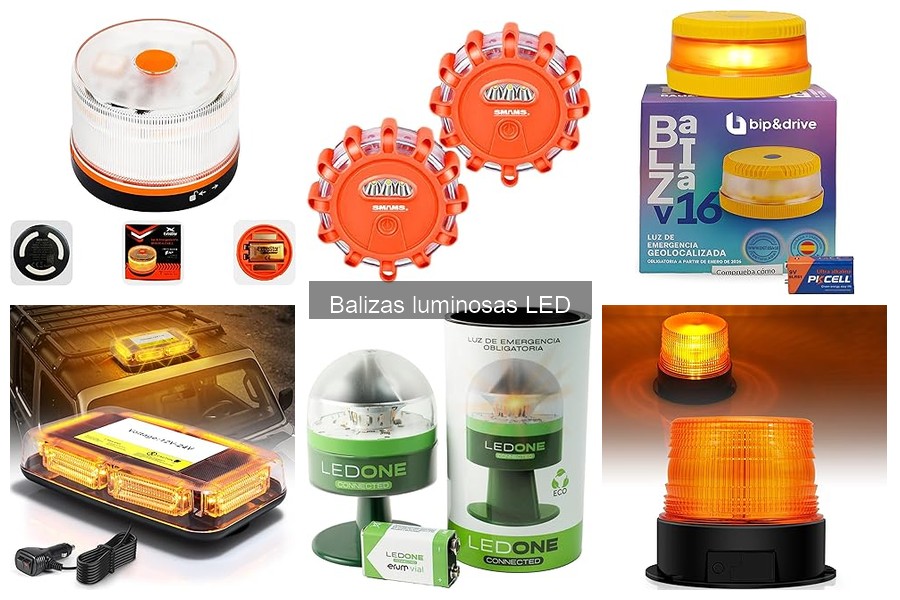 Comparativa: Balizas Luminosas LED vs Linternas LED