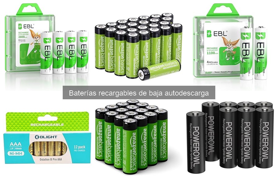 Comparativa: Baterías Recargables de Baja Autodescarga vs NiMH
