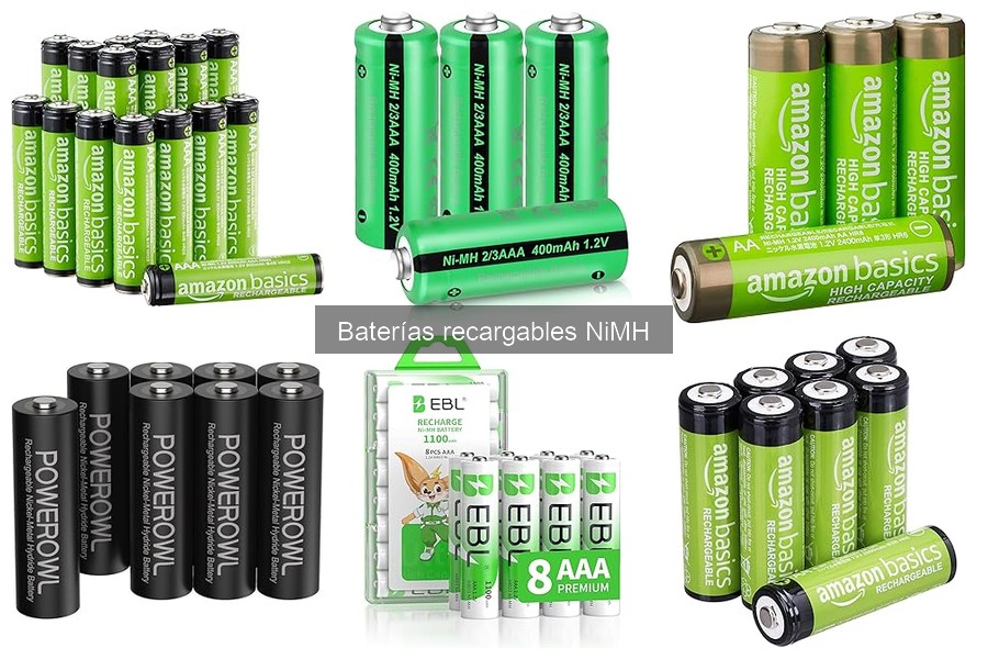 Comparativa: Baterías recargables NiMH vs Li-ion