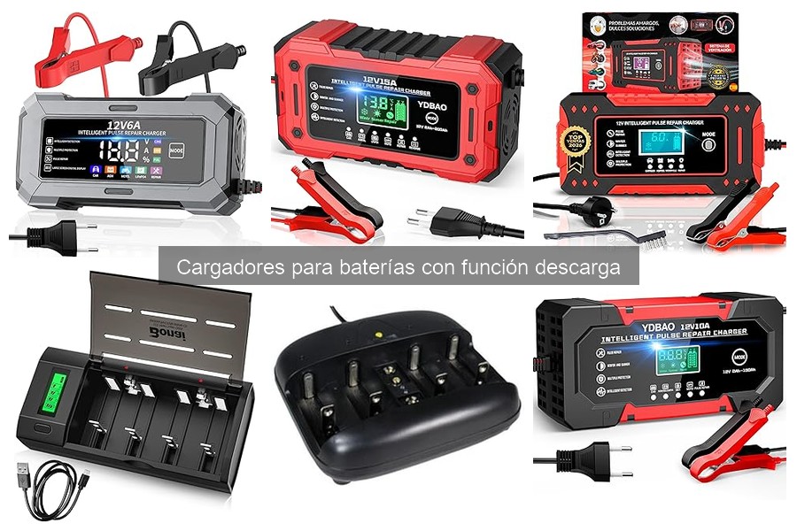 Comparativa: Cargadores de Baterías con y sin Función Descarga