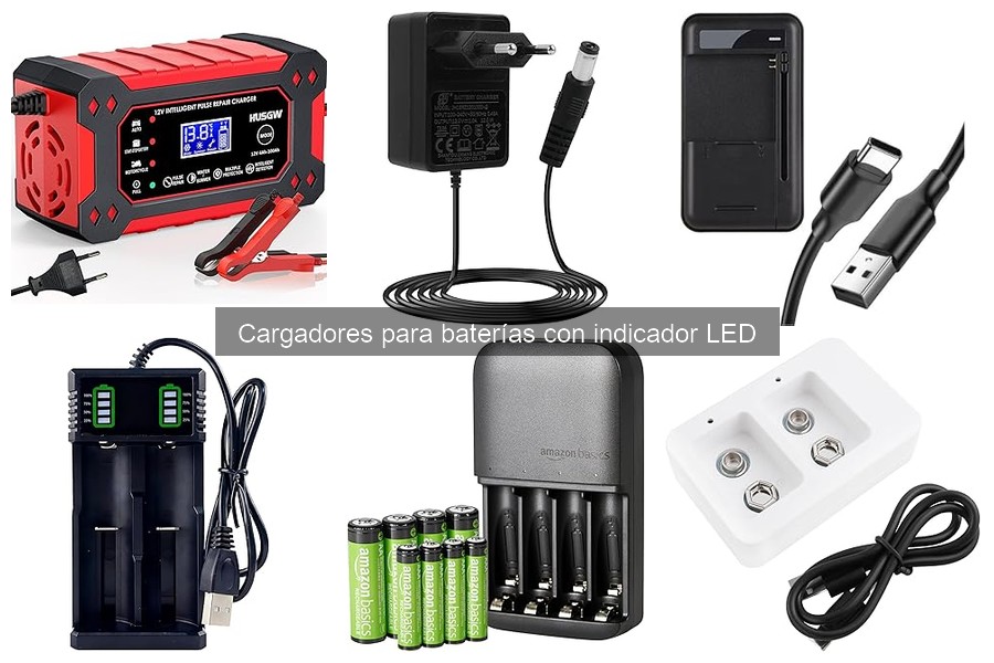 Comparativa: Cargadores de Baterías con y sin Indicador LED