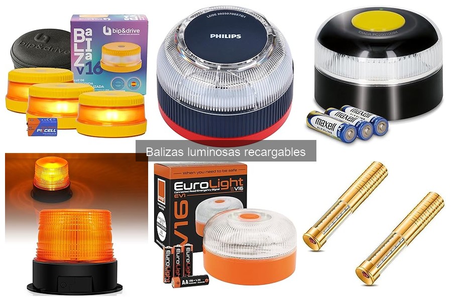 Comparativa de Balizas Luminosas Recargables: Mejores Marcas