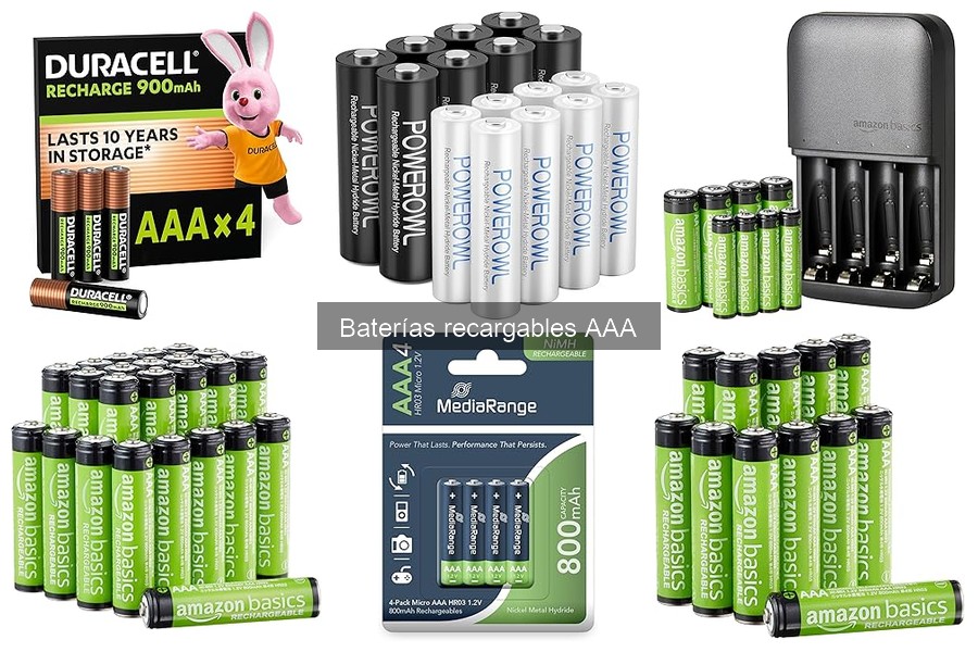 Comparativa de Baterías Recargables AAA: MediaRange, BONAI y Amazon Basics