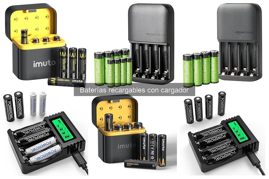 Comparativa de baterías recargables con cargador: Imuto vs POWEROWL