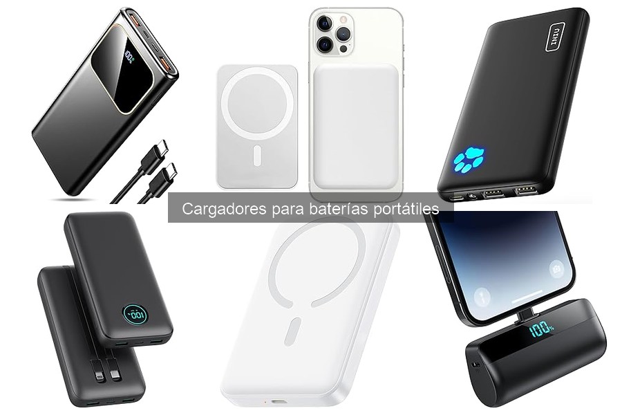 Comparativa de cargadores para baterías portátiles populares