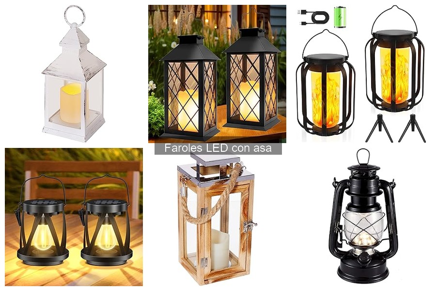 Comparativa de Faroles LED con Asa para Uso Doméstico
