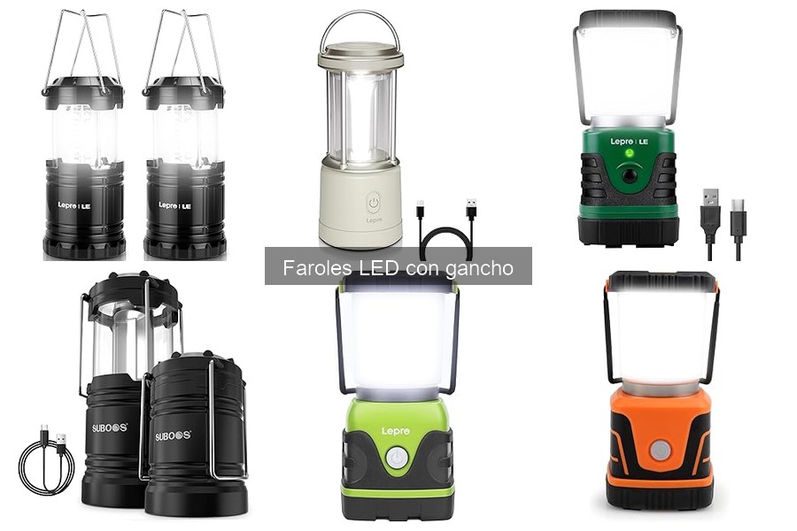 Comparativa de Faroles LED con Gancho vs Tradicionales