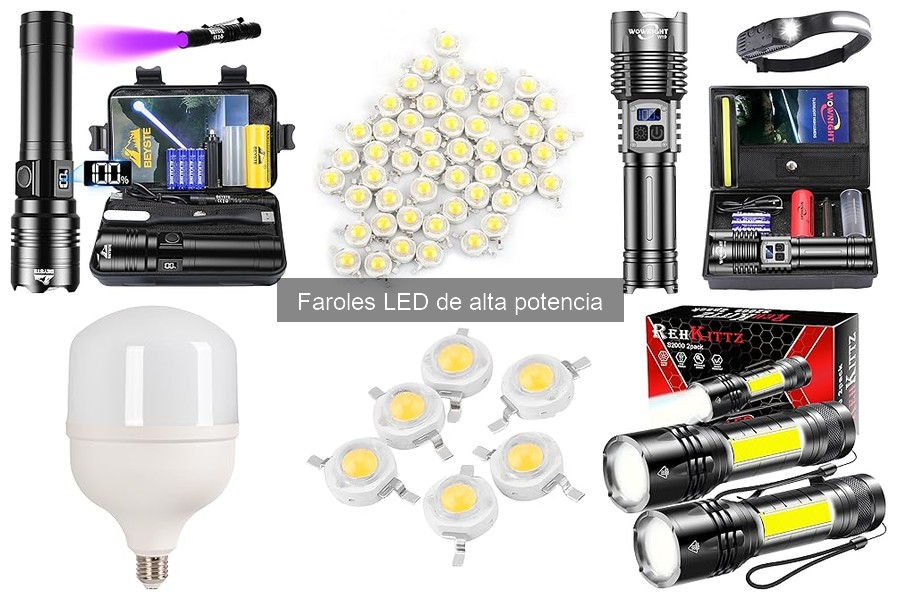 Comparativa de Faroles LED de Alta Potencia y Halógenos