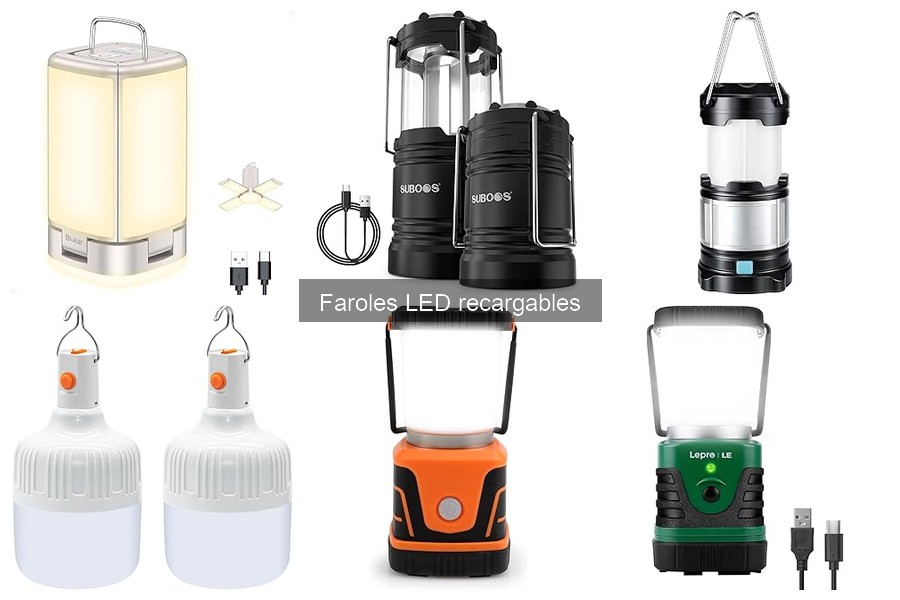 Comparativa de Faroles LED Recargables: Marcas y Modelos